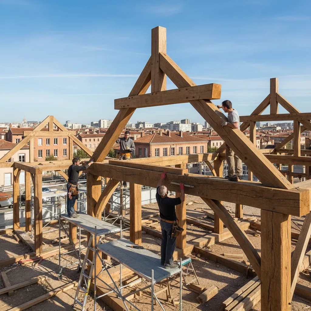 Une charpente traditionnelle sur mesure pour votre projet